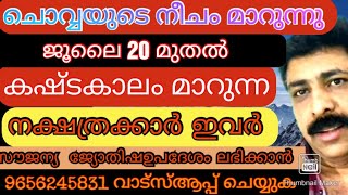 ചൊവ്വായുടെ  നീചം മാറുന്നു (കുചനീചം )കഷ്ട്ടതകൾ  ഒഴിയുന്ന നക്ഷത്രക്കാർ ആരൊക്കെ(sreebhadra astrology )