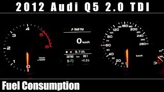 2012 Audi Q5 2.0 TDI 190 HP Consumption