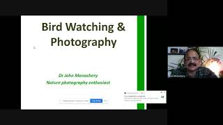 RUSA Sponsored Webinar on "Bird Watching and Photography"