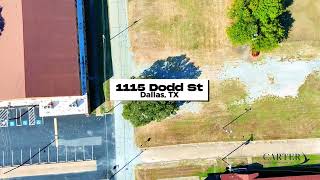 1115 Dodd St, Dallas TX - Dallas Lot For Sale! Carter Signature Properties