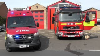 Suffolk Fire & Rescue Service - Ixworth CSV & WrL Turnout 12-09-2021