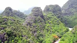 AERIAL DRONE FOOTAGE OF THE MOUNTAIN: NINH BINH 2024 #shortsvideo  #travel  #hanoi #ninhbinh