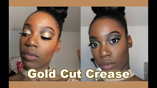 GOLD CUT CREASE