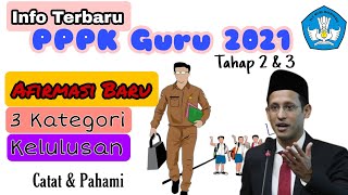 Info PPPK terbaru. PPPK Tahap 2 2021. Afirmasi Usia dan 3 Kategori passing grade terbaru.