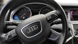 Audi Q7 2013 - Нет запуска, не включается зажигание