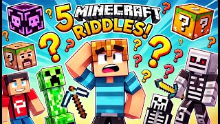 Can you solve these Minecraft Riddles?