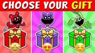 Choose Your Gift...! 🎁 SMILING CRITTERS EDITION 🐱🐻🐰  How Lucky Are You 😱 Poppy Playtime Quiz