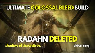 MAXIMUM DAMAGE - RADAHN, Consort of Miquella - Best Shadow of the Erdtree DLC Boss Build  Elden Ring