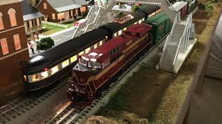 MTH Pennsylvania 8102 Railking ES44AC Extended Start Up and Shut Down