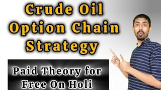 Crude Oil Option Chain Analysis by Crude Oil KING 👑 | Full Course