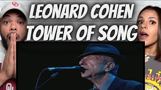 Poetic!| FIRST TIME HEARING Leonard Cohen  - Tower Of Song REACTION