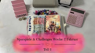 🦋 Sparspiele & Challenges Woche 2 Teil 2 | Sparen mit der Umschlagmethode 🦋