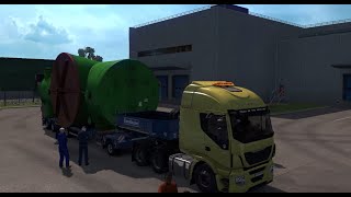 Industrial Condenser - Special & Heavy Transport | Euro Truck Simulator 2 | Keyboard Gameplay |