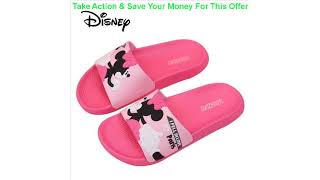 Slide Disney Summer New Cartoon Sandals And Slippers Home Parent-child Indoor Slippers Non-slip Chi