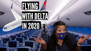 WHAT IT'S LIKE TRAVELING DURING A PANDEMIC | What to EXPECT when Flying with DELTA IN 2020