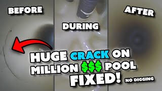 $12 Million Home Pool Leak Repair Without Digging! (Pipepoxy)