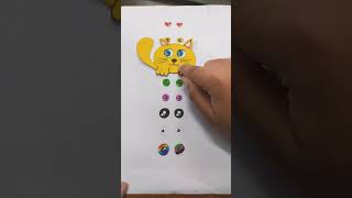 I could be Red I could be Yellow #colors #cat #eyes #yellow #viral #shorts #art