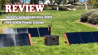 Review Jackery Solar Generator 3000 PRO 400W Power Station 2024 - Is It Worth It?