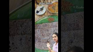 రాగి దోశ రెసిపీ/Healthy Breakfast Ragi Dosa Recipe/ Finger Milet Dosa #ytshorts#recipe#food#viral