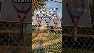 How to reserve a spot at public tennis courts in Toronto #canada #toronto #tennis #ramsdenpark