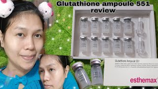 GLUTATHIONE AMPOULE 551 REVIEW