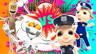 Monsters or Policemen??? | Cartoon for Kids | Dolly and Friends