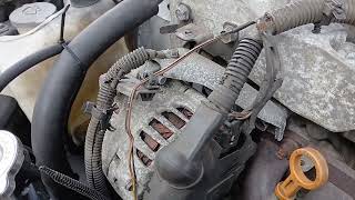 2008 Nissan altima 2.5L alternator location