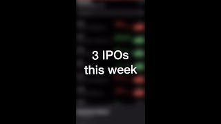 3 IPOs TO INVEST this week!