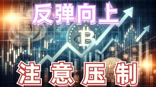 2024年8月6日BTC于ETH行情分析，日股向上熔断，行情触底反弹向上，短线多空支阻明显，现货开始布局，彻底反转为时过早，注意二次探底#eth#btc#币安#加密货币#cz#狗币#赵长鹏#虚拟货币