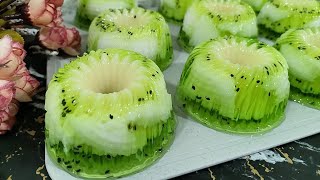 Puding Melon Leci Kelapa Muda || Ide Jualan Kekinian & Isian Snack Box || Puding Hampers