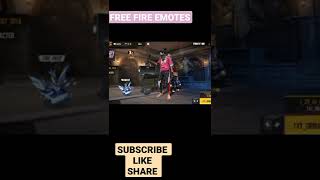 FREE FIRE EMOTES 🔥 || GARENA FREE FIRE #shorts