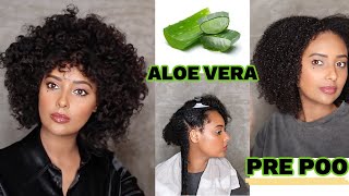 Aloe Vera Gel Prepoo For Extreme Hair Growth | Type 4, Low Porosity & Protein Sensitive Natural Hair