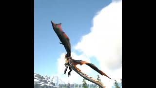 ARK Ice Wyvern - Event Color Black/Orange 1-1