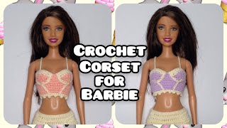 DIY Crochet Barbie Corset | Tutorial