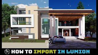 How to import sketchup model in lumion  10