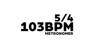 103 BPM Metronome 5/4