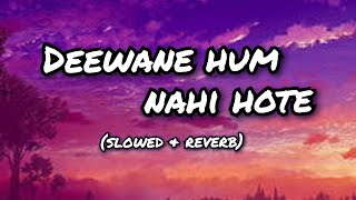 Deewane Hum Nahi Hote 💕 (Slowed & Reverb)| Lofi Songs | Lofi Mix Music | Romantic Songs💖Lo-fi Music