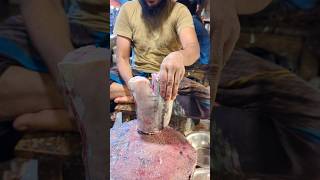 Amazing King Fish Cutting Skills In Bangladesh Fish Market By Expert Cutter #shorts