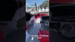 2022 Four Winns H2 NEW look RED RED RED!!!!! #boat #america #red #summer