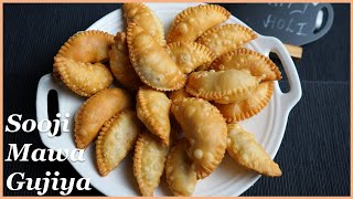 Holi Special Gujiya | Sooji Mawa Gujiya | How to make Gujiya | Festival special recipe