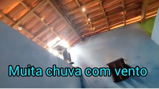 (vlog) choveu muito arrancou as telhas do telhado