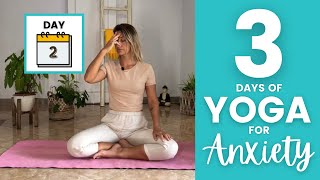 Yoga for Anxiety DAY TWO | Nadi Shodhana Alternate Nostril Breathing | Jessica Scheper