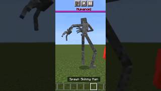 Skinny Man VS Humanoid. Minecraft addon