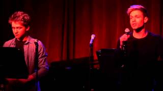 Rosser and Sohne at Birdland: Hunter Ryan Herdlicka and Riley Costello sing "Just Like You"