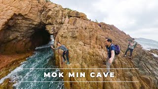 Exploring Mok Min Sea Cave In Sai Kung