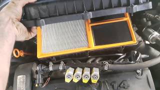 Skoda octavia 1.4 16v oil and filter replacement,reset service