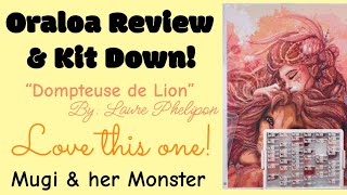 Diamond Painting - Oraloa “Dompteuse de Lion” post review & Kit down & Chat - Mugi and her monster