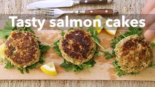 Tasty salmon cakes