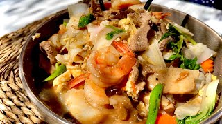 Delicious Chow Fun Recipe - Cambodian Cantonese Flat Rice Noodles