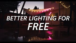 5 Ways to Improve Your Lighting for CHEAP/FREE